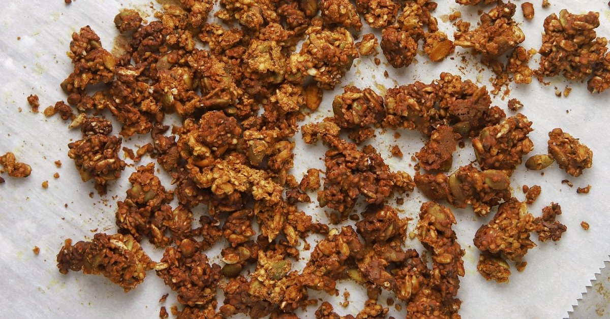 Vegan Keto Maple Cinnamon Granola (gluten-free, nut-free, grain-free) – Meat Free Keto