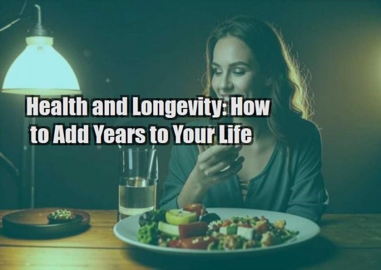 Health and Longevity: How to Add Years to Your Life