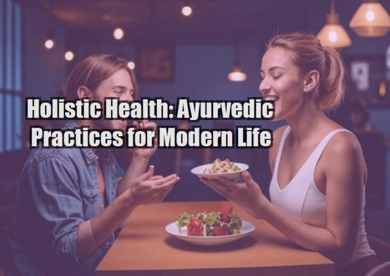 Holistic Health: Ayurvedic Practices for Modern Life