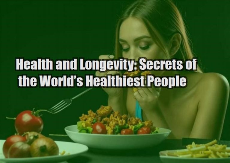 Health and Longevity: Secrets of the World’s Healthiest People