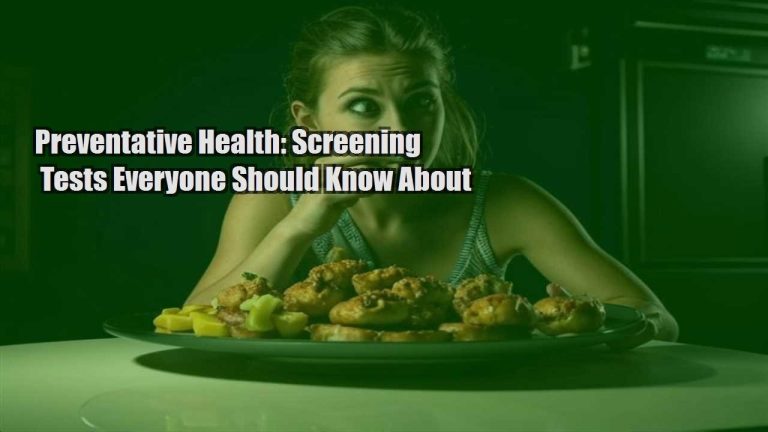 Preventative Health: Screening Tests Everyone Should Know About