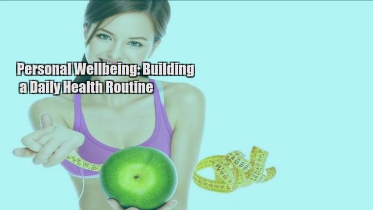 Personal Wellbeing: Building a Daily Health Routine