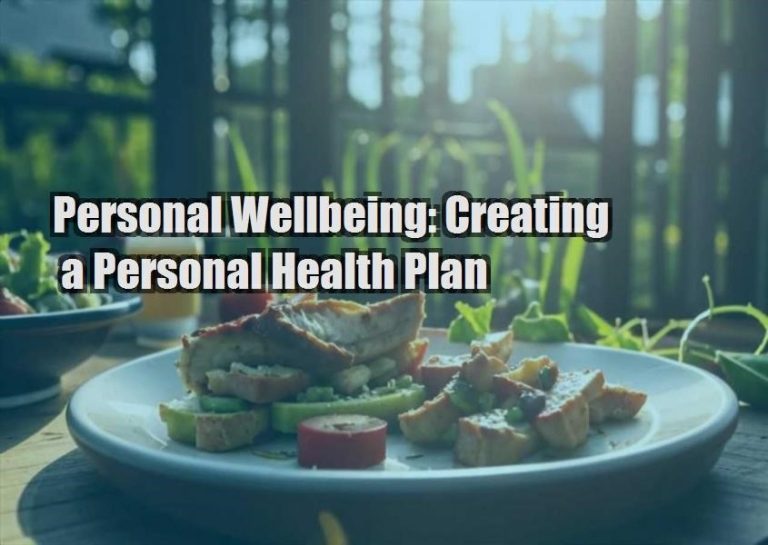 Personal Wellbeing: Creating a Personal Health Plan